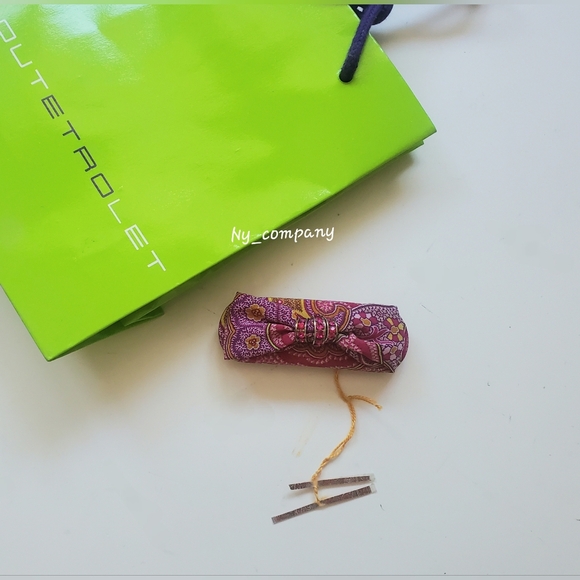 (Sale)Etro Silk Bow Hair Clip Brand New - Picture 1 of 10